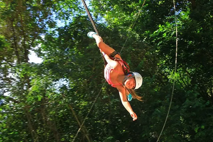 Ultimate extreme experience: ziplines, bungee, cenote and more!