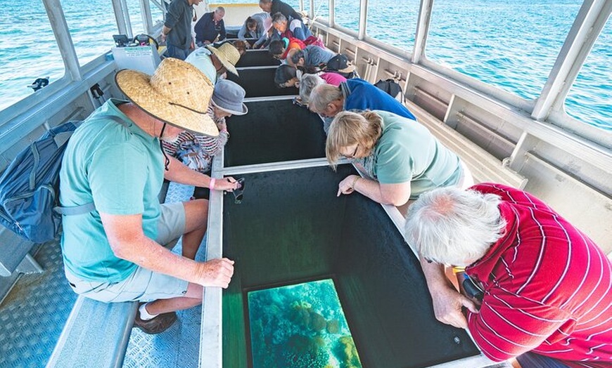 Image 1: Great Keppel Island Glass Bottom Boat Tour & Ferry Transfer