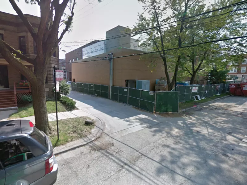 Parking at Alley Entrance - 1342 W. Roscoe St. Lot - Second Medium