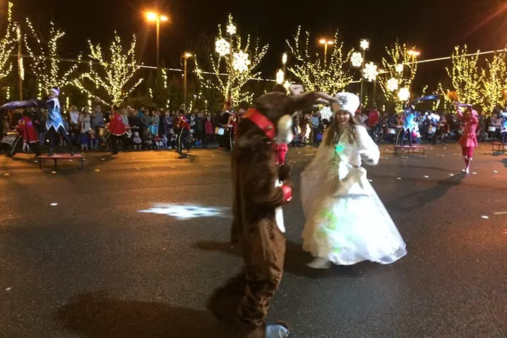 Christmas Lights and Snowflake Lane photo tour