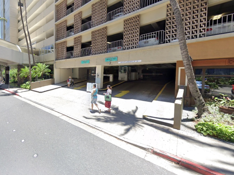 Parking at Ilikai Marina Hotel Garage