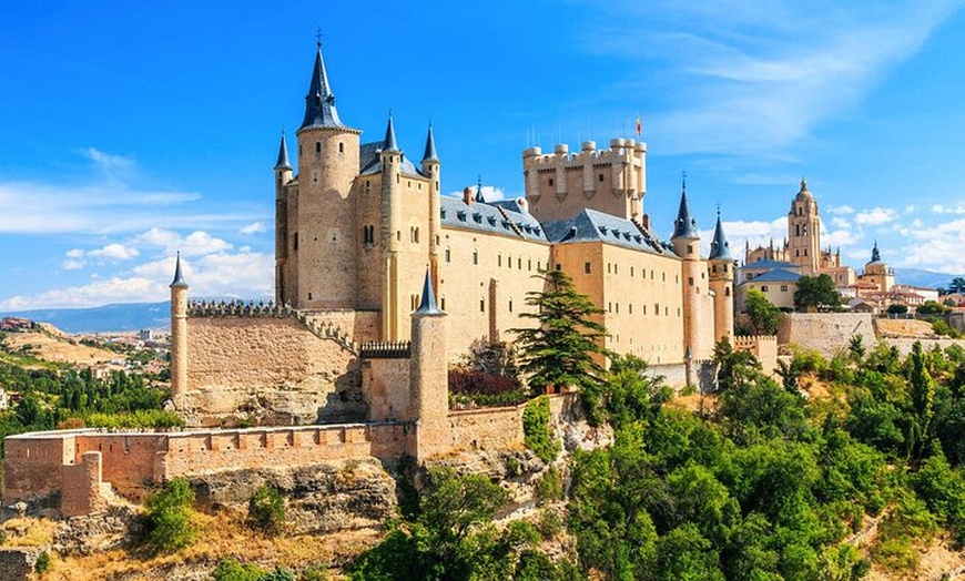 Image 1: Excursión privada de un día a Segovia y La Mancha Molinos de viento