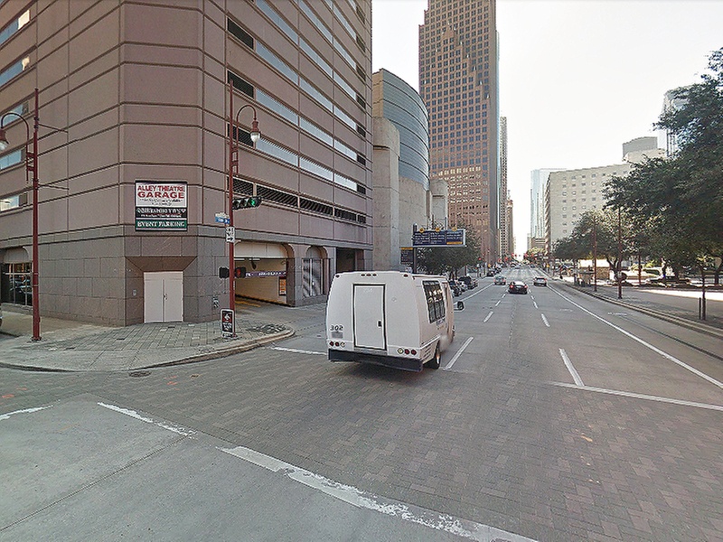 Parking at Alley Theatre Garage