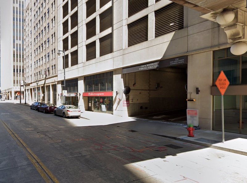 Parking at 720 N. Water St. Garage