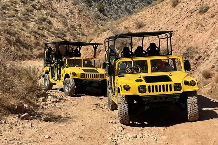 Zion Hummer Tour to Zion Waterfall with swimming