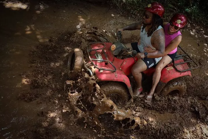 Cancun Best ATV Tour, Ziplines and Cenote Swim with Lunch
