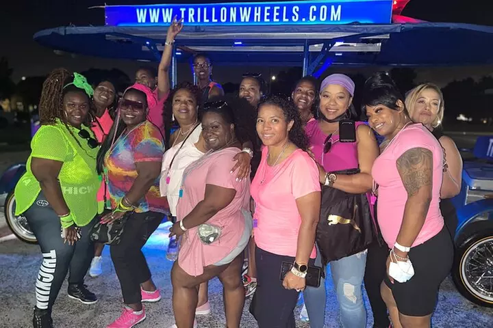 Explore Houston's Hip Hop Culture on a 100% Motorized Party Bike