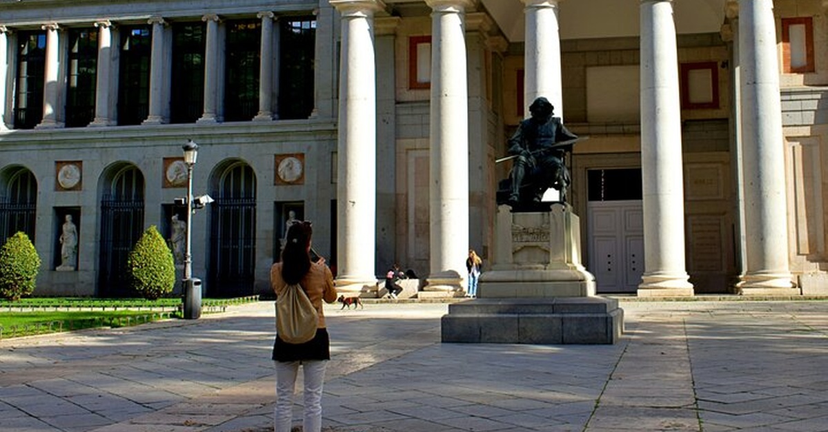 Cartel de Entradas rápidas al Museo del Prado en Madrid