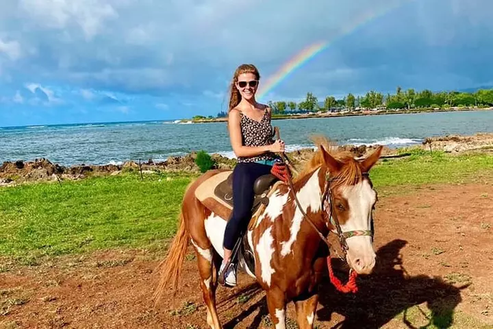 Beachfront Horseback Trail Ride at North Shore Stables - Primary Image