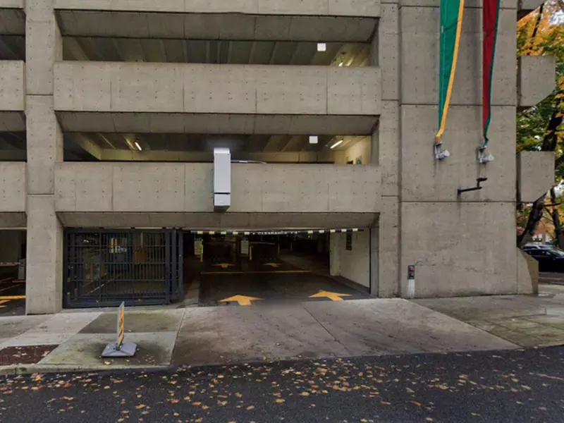 Parking at Auditorium Garage - Upper