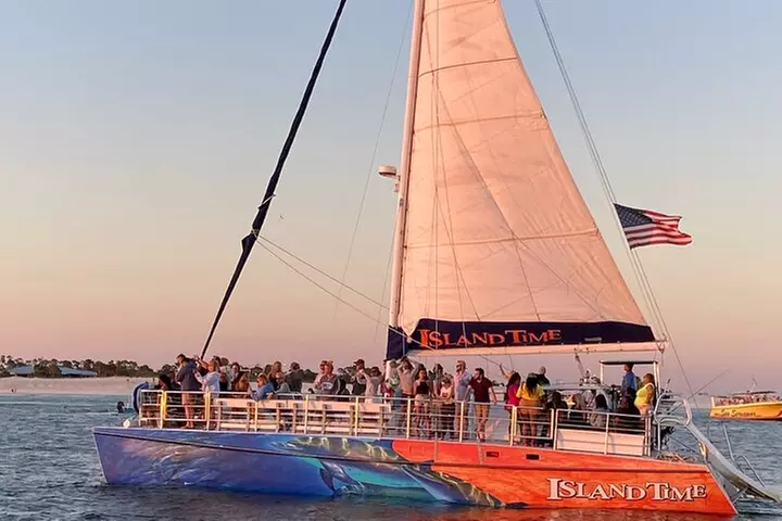 Sunset & Dolphin Catamaran Cruise with Island Time