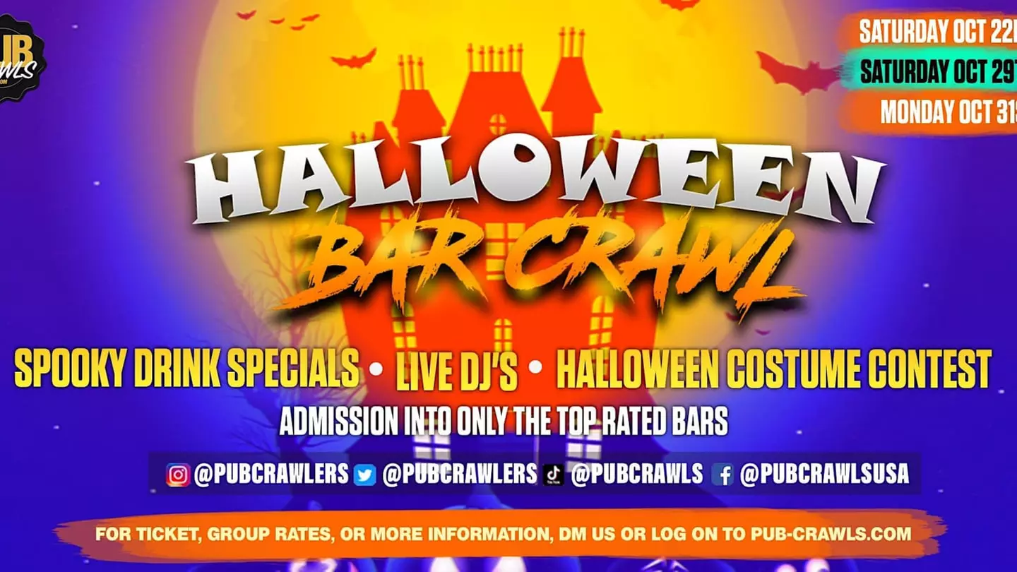 Official Denver Halloween Bar Crawl - Monday, Oct 31, 2022 / 5:00pm - Primary Image