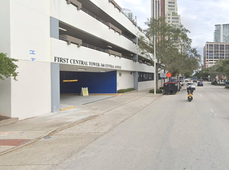 Parking at First Central Tower Garage