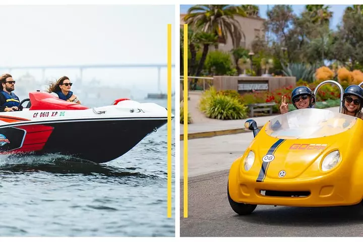 GoCar & Speedboat Land and Sea Adventure in San Diego - Primary Image