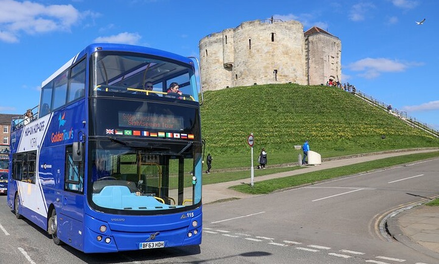 Image 13: Golden Tours York Hop-on Hop-off Open Top Bus Tour with Audio Guide