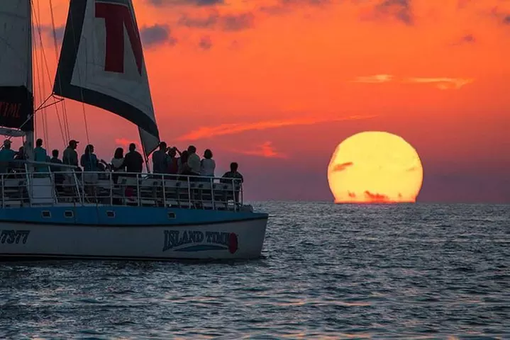 Sunset & Dolphin Catamaran Cruise with Island Time