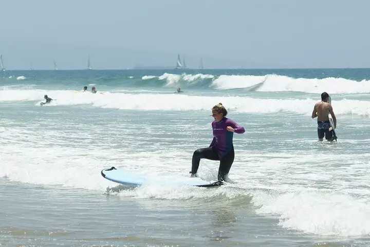 2h of Private Surf Lesson for Beginners in Santa Monica