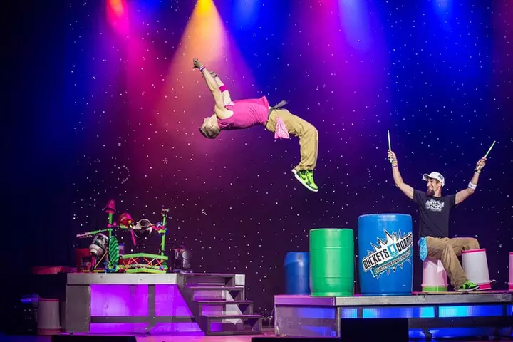 Buckets N Boards Comedy Percussion Show