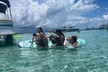 Private Crab Island Pontoon Charter with Inflatables - Second Medium