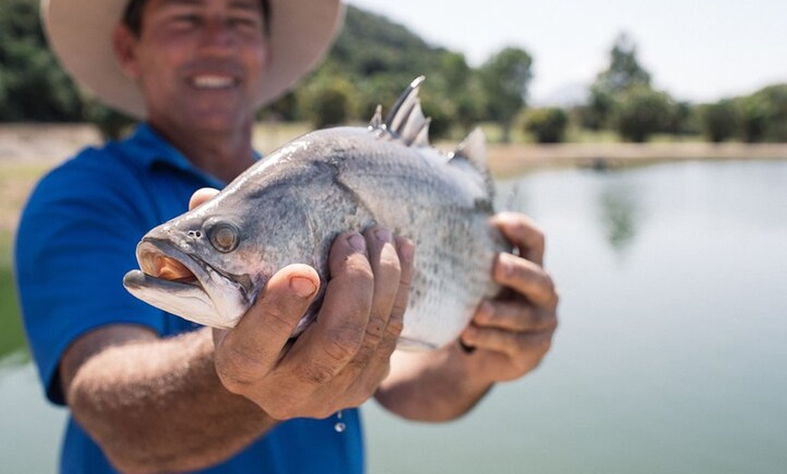 Image 4: Hook-A-Barra Fishing and Farm Activity