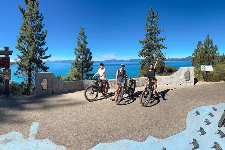 Self Guided E-Bike Tour on Lake Tahoe's East Shore Bike Path