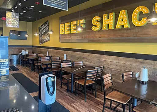 5% Cash Back at Beef Shack