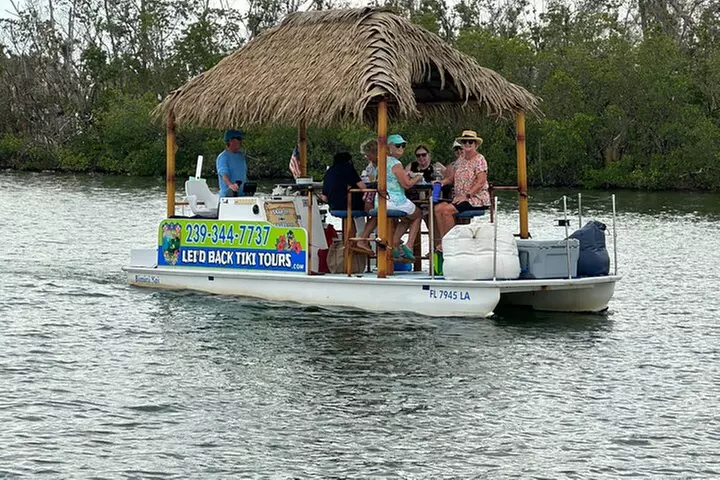 Private Sightseeing Tiki Boat Tour in Fort Myers Beach - Primary Image