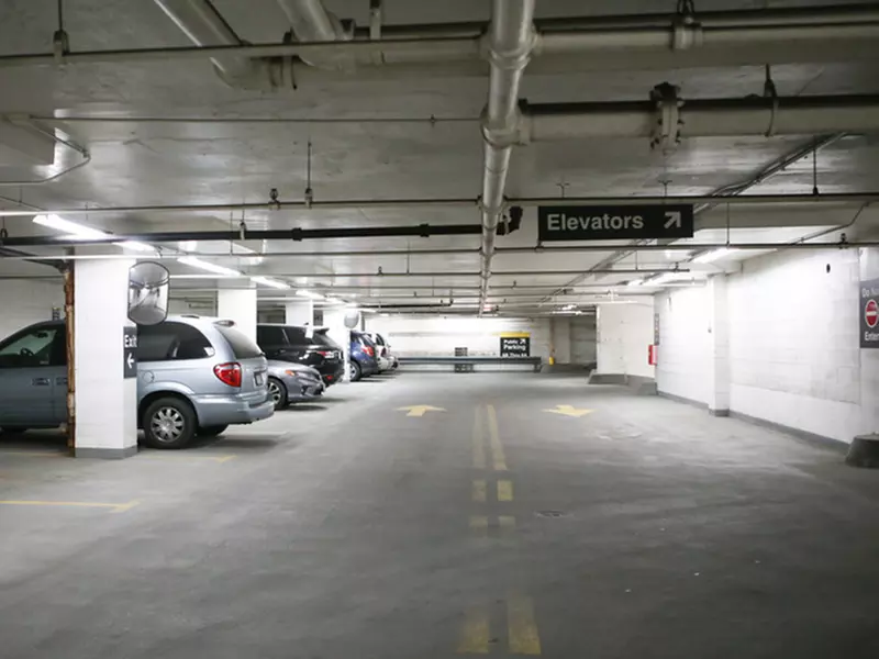 Parking at 110 E. Chestnut St. Garage