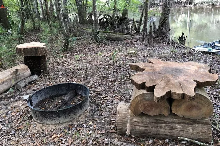Overnight at Riverside Platform Campsite