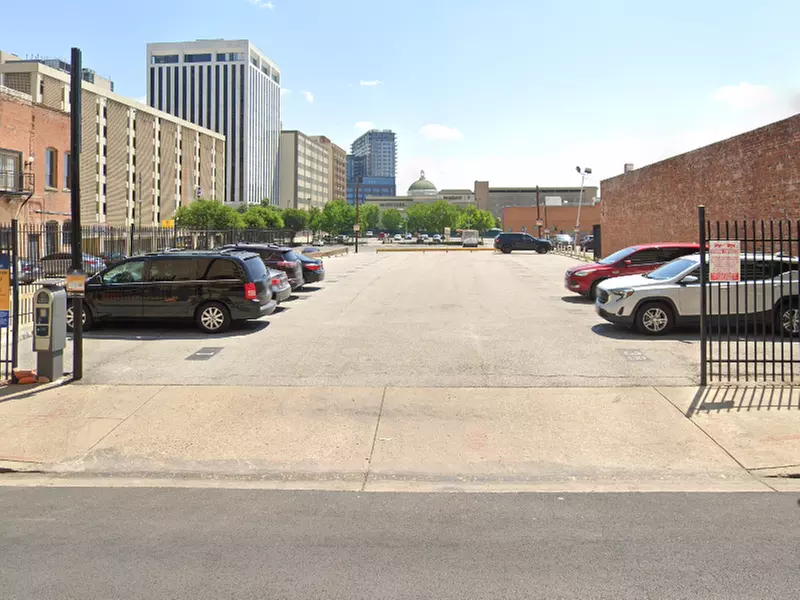 Parking at 408 S. Ervay St. Lot