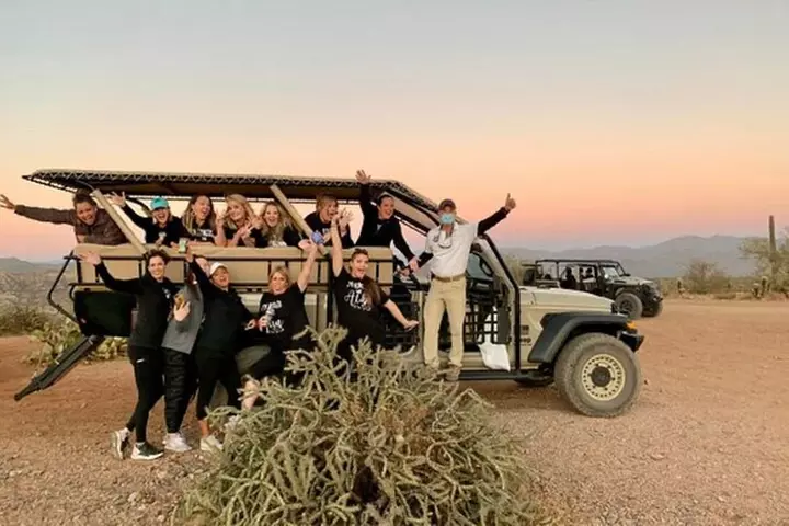 Sonoran Desert Jeep Tour at Sunset