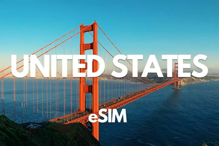USA Data eSIM : 1GB per Day to 30GB-30Days - Primary Image