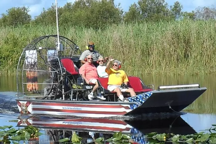 Private 1 Hour Airboat Ride Florida Everglades wild adventure - Primary Image