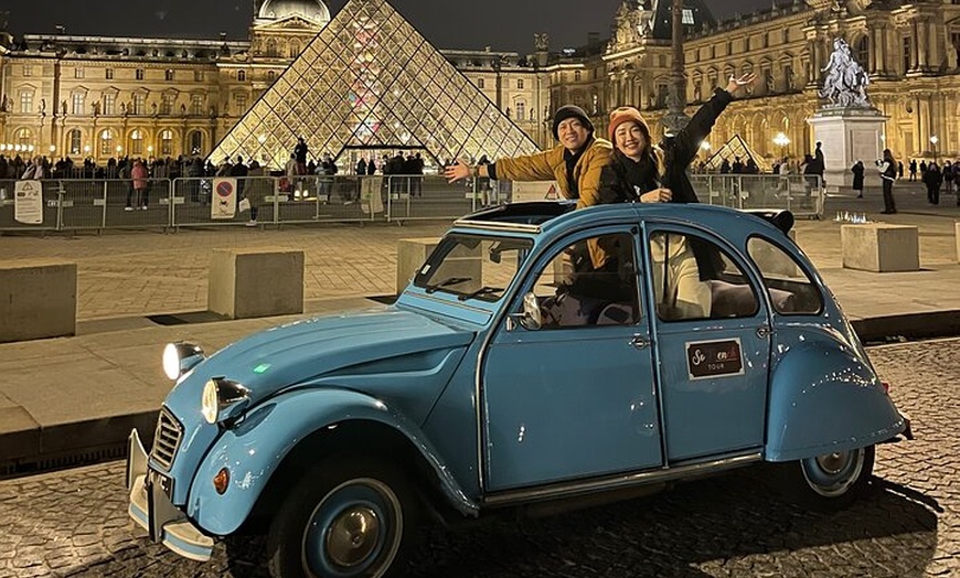 Image 10: 2 heures de Balade Privée de Nuit en Citroën 2CV à Paris