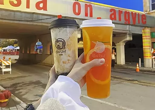 5% Cash Back at UniUni Tea