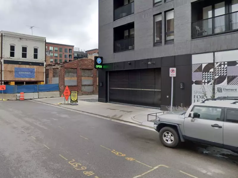 Parking at 128 N. 2nd St. Garage