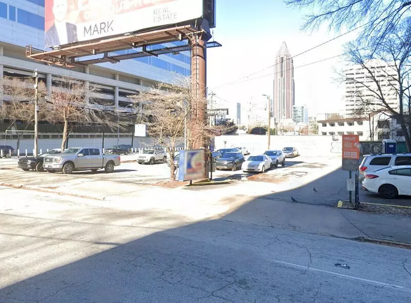 Parking at 106 Baker St. NE. Lot