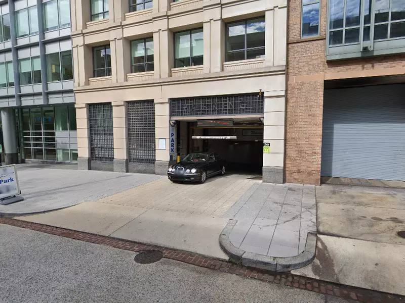 Parking at 505 9th St. NW. Garage