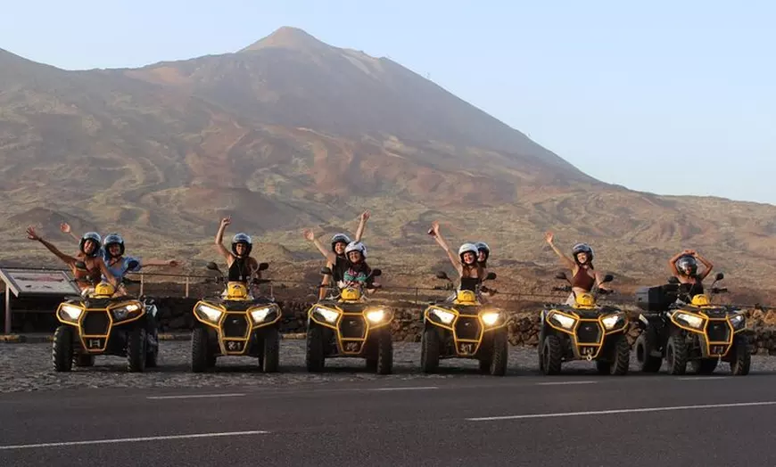 Image 5: Atardecer en quad en el volcán de Tenerife o durante el día