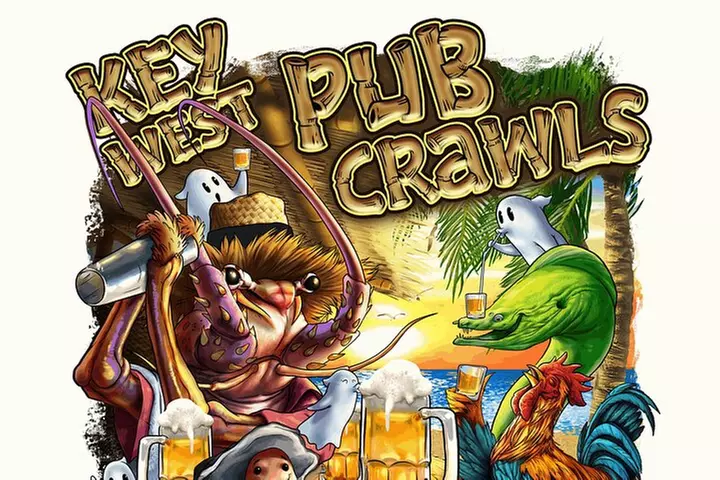 Key West Haunted Pub Crawl and Ghost Tour with Free T-Shirt