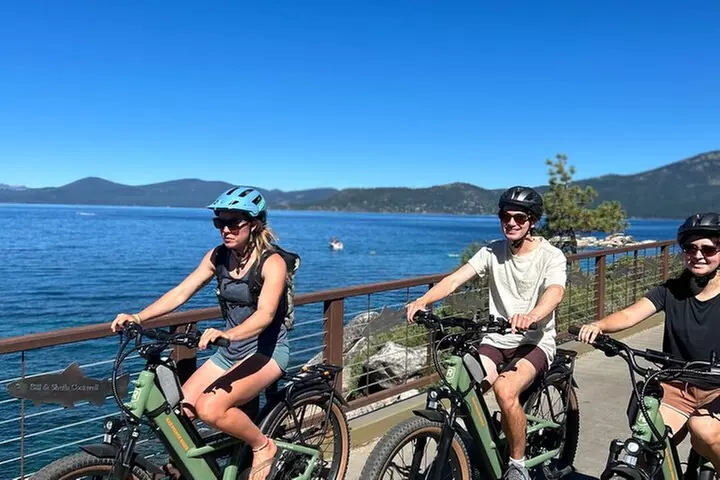 Self Guided E-Bike Tour on Lake Tahoe's East Shore Bike Path