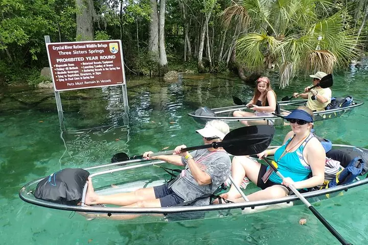 Clear Kayak Three Sisters Springs & Manatee Tour Of Crystal River