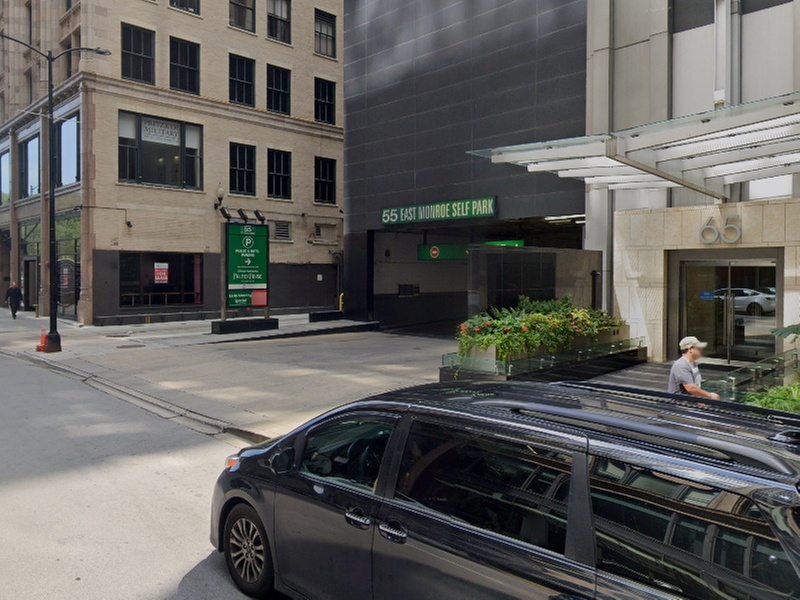 Parking at 55 E. Monroe St. Garage