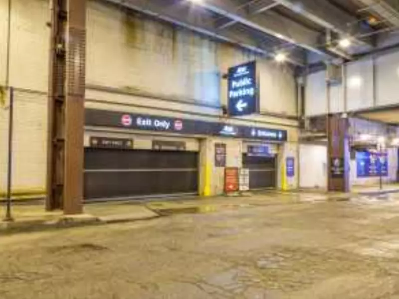 Parking at Underground Entrance - Aon Center Parking Garage