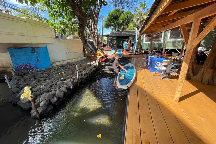 Haleiwa River Paddle Board Rental with Blue Planet Adventure Co.