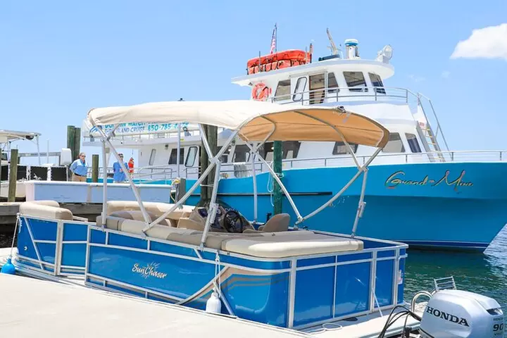 4-Hour 90HP Pontoon Rental in St. Andrews Bay - Primary Image