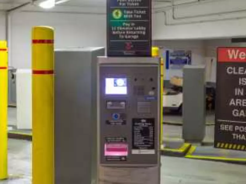 Parking at Underground Entrance - Aon Center Parking Garage