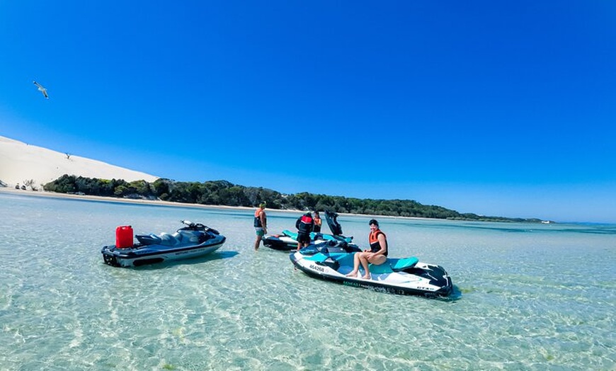 Image 1: Ultimate 10 Hour Jetski Adventure from Gold Coast to Tangalooma