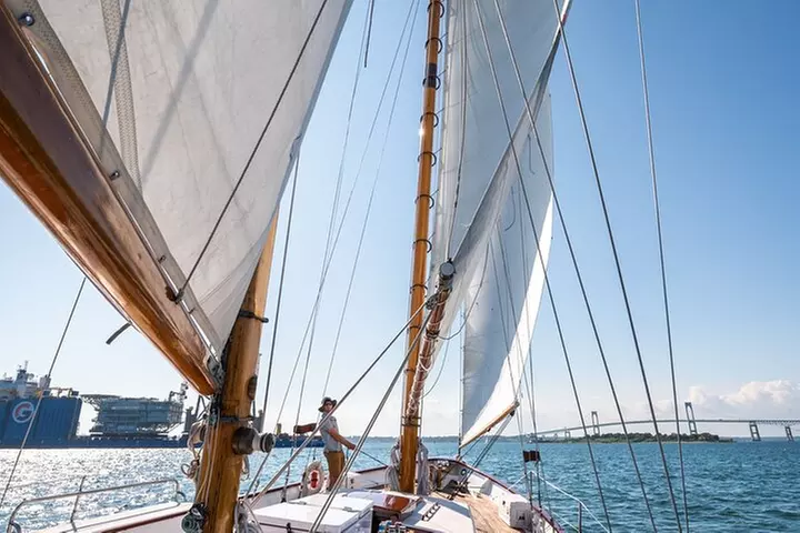 Newport Sunset Sail on Classic Sailboat
