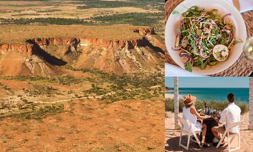Image 1: Edgar Ranges and Eco Beach Helicopter Tour with Lunch